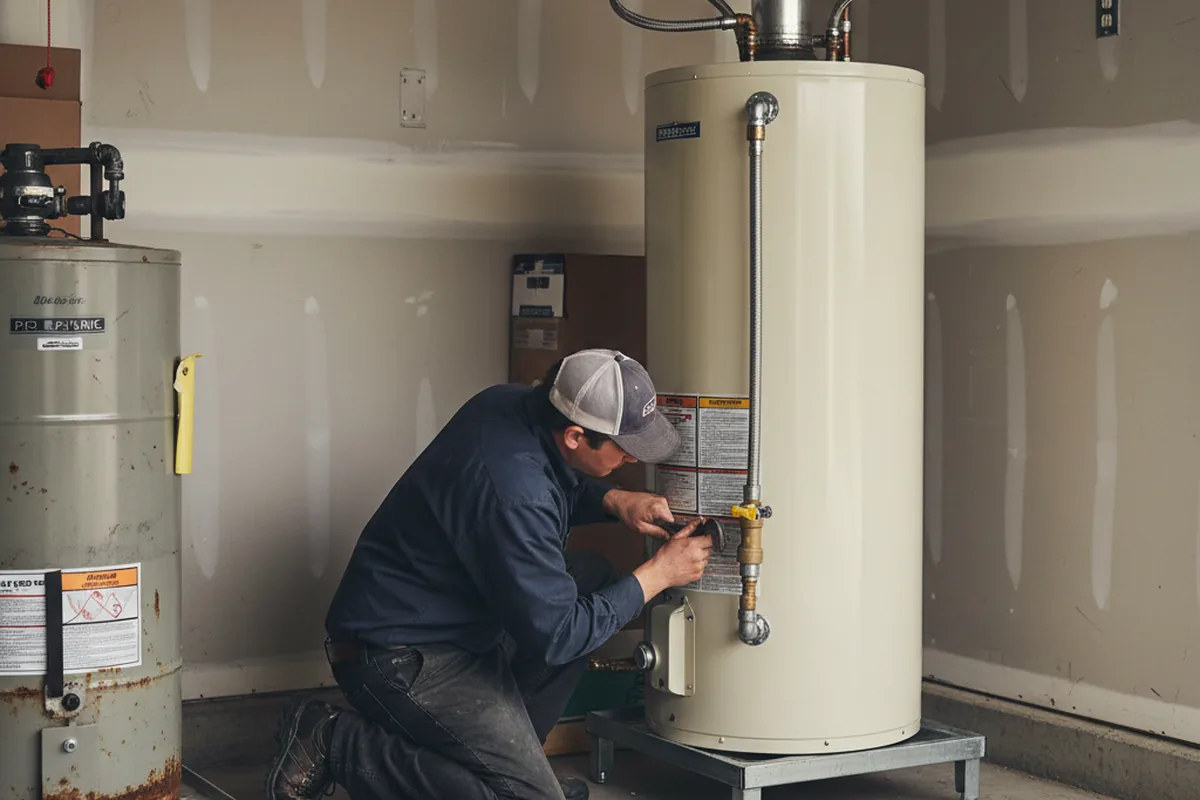 Water heater and shutoff valve replacement in Mexico